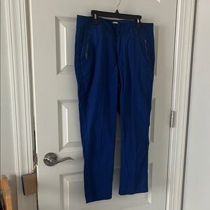 Caribbean Joe Women's Blue Ankle Pants